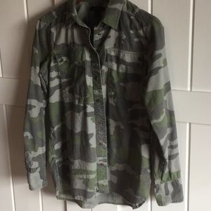 J. Crew Camouflage Shirt